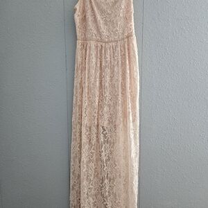 Abercrombie & Fitch medium, light pink maxi dress